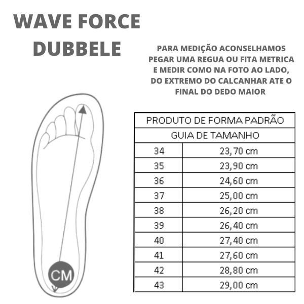 Imagem de Tenis Masculino Esportivo Wave Force 20 Caminhada/Corrida 