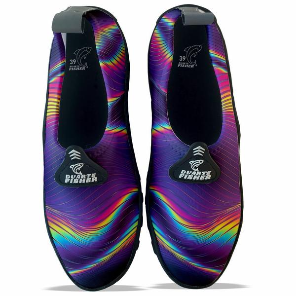 Imagem de Tenis Masculino Feminino Sapatilha Água Praia Pesca Jetski Neon Academia Ciclismo