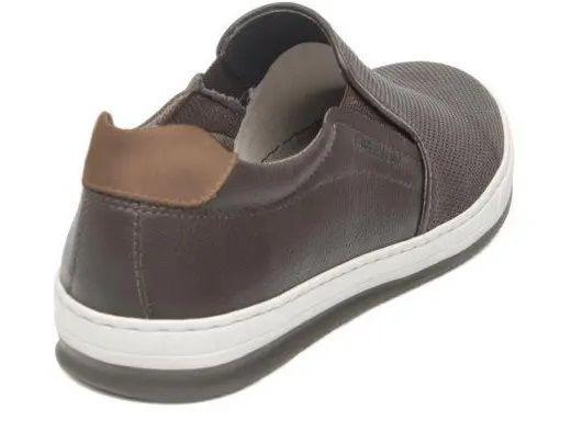 Imagem de Tênis Masculino Free Way Input Couro Slip On 3249