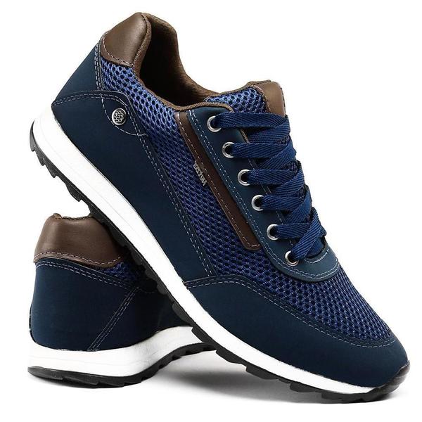 Tênis Masculino Jogging Sapatênis Casual Conforto Cadarço - FERRARETTO Tênis Masculino Jogging Sapatênis Casual Conforto Cadarço - FERRARETTO