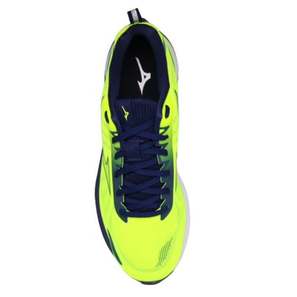 Imagem de Tenis masculino mizuno wave dynasty 5 amarelo/limão/marinho