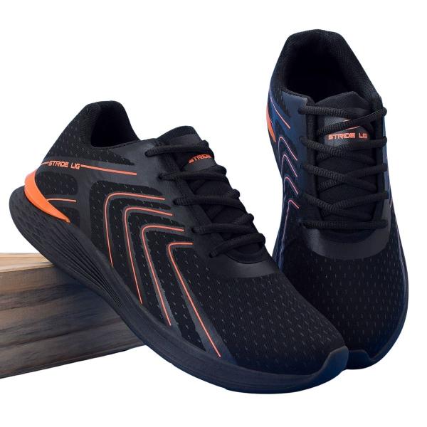 Imagem de Tênis Masculino Original Stride  Leve Corrida Caminhada Estilo Conforto Active Esportivo