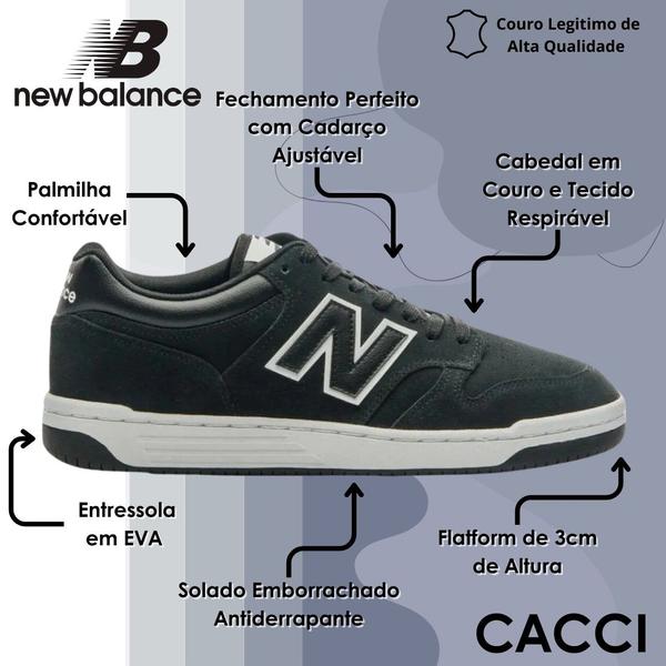 Imagem de Tenis Masculino Skatista New Balance 480 Low