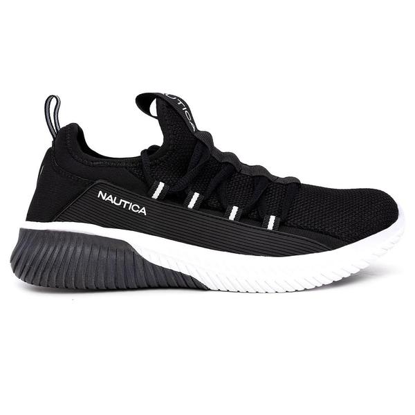 Imagem de Tênis masculinos Nautica Raso-Black White 1-9.5 Athletic Comfort