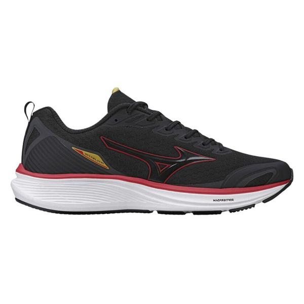 Imagem de Tênis Mizuno Atlantis Corrida Preto e Vermelho - Masculino