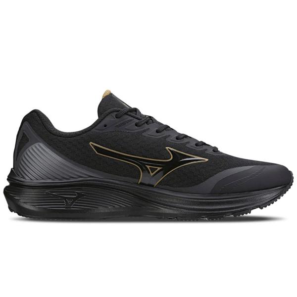 Imagem de Tênis Mizuno Atlantis Masculino Preto Dourado