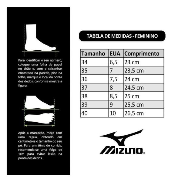 Imagem de Tênis Mizuno Esportivo Wave Zest Feminino