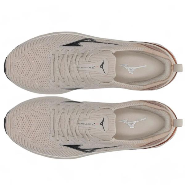 Tênis Mizuno Glow 2 Feminino Arenito Imagem de Tênis Mizuno Glow 2 Feminino Arenito
