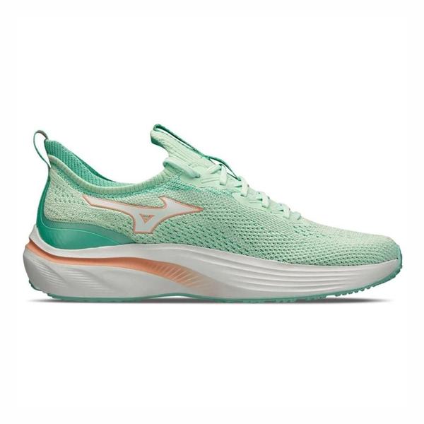 Imagem de Tênis Mizuno Glow Feminino Verde Corrida Caminhada