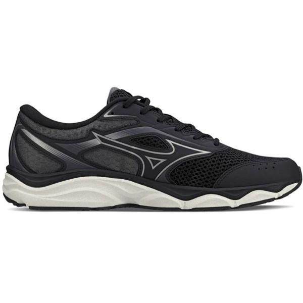 Imagem de Tênis Mizuno Hawk 5 Unissex Preto Branco