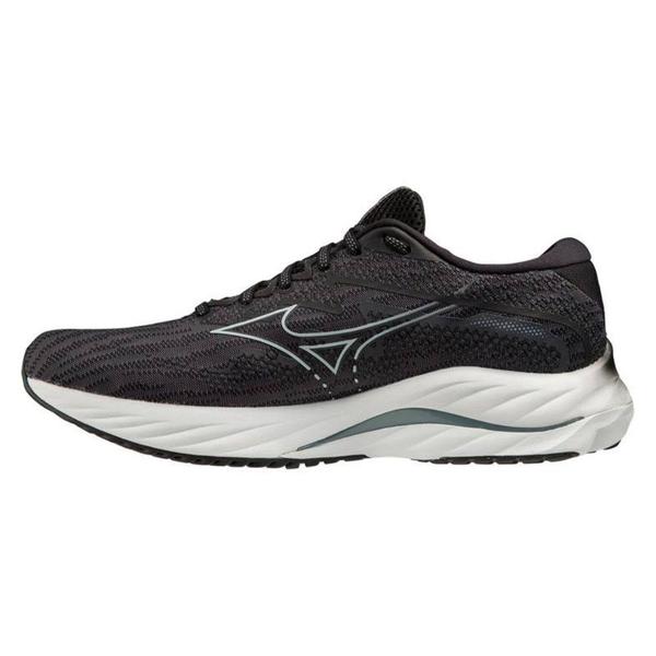 Imagem de Tênis Mizuno Rider 27 M Corrida Cinza escuro e Preto - Masculino