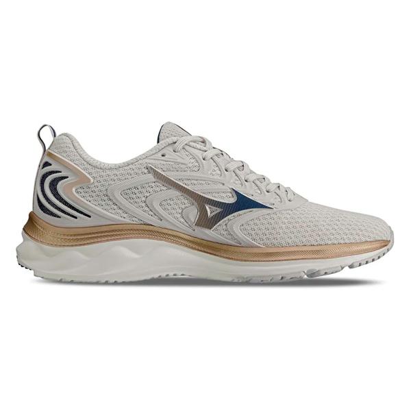 Imagem de Tênis Mizuno Space 4 - Feminino - Bege-Dourado