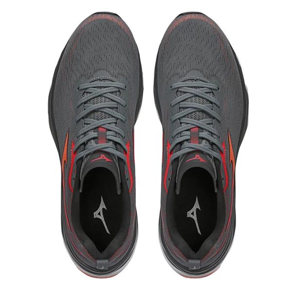 Imagem de Tênis Mizuno Victory Corrida Grafite e Vermelho - Masculino