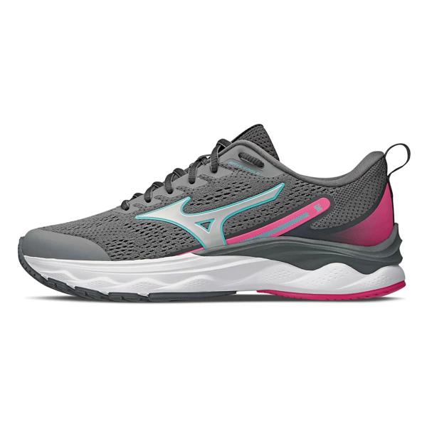 Imagem de Tênis Mizuno Wave Eagle Feminino - Chumbo e Pink