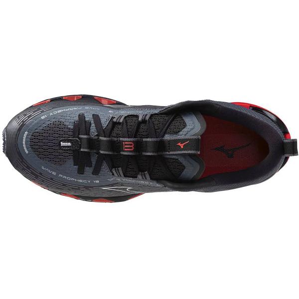 Imagem de Tênis Mizuno Wave Prophecy 13 Masculino Vermelho Cinza