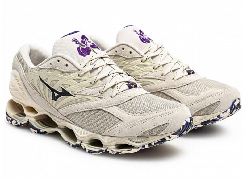 Imagem de Tênis Mizuno Wave Prophecy LS Bege e Vinho