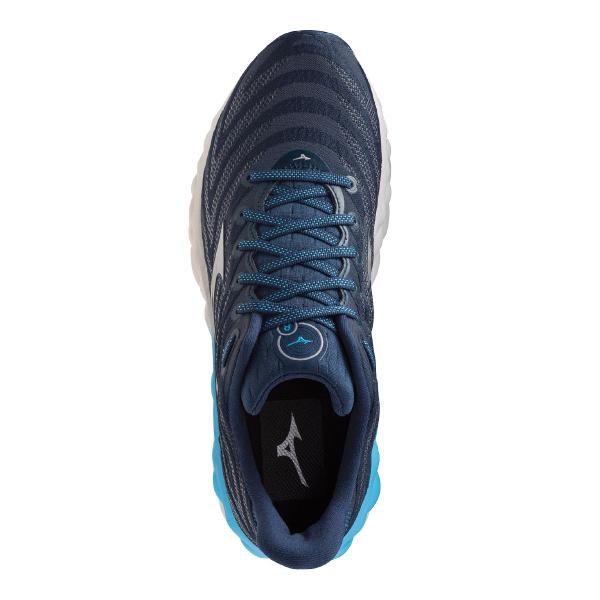 Imagem de Tênis Mizuno Wave Sky 8 - Masculino - Marinho-Branco