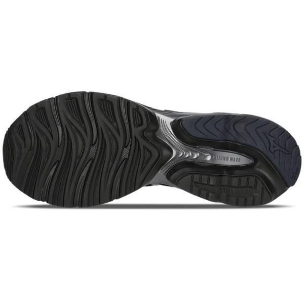 Imagem de Tênis Mizuno Wave Stratos 2 - Masculino - Preto-Preto