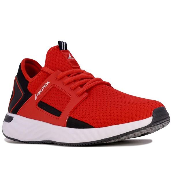 Tênis Nautica Arano Red 1 para homens - confortáveis e casuais Imagem de Tênis Nautica Arano Red 1 para homens - confortáveis e casuais