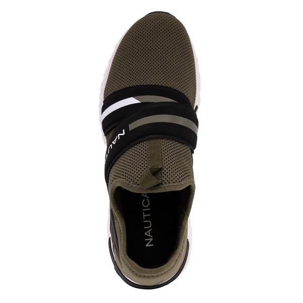 Imagem de Tênis Nautica Braga Slip-On Fashion Casual Masculinos Olive 13US