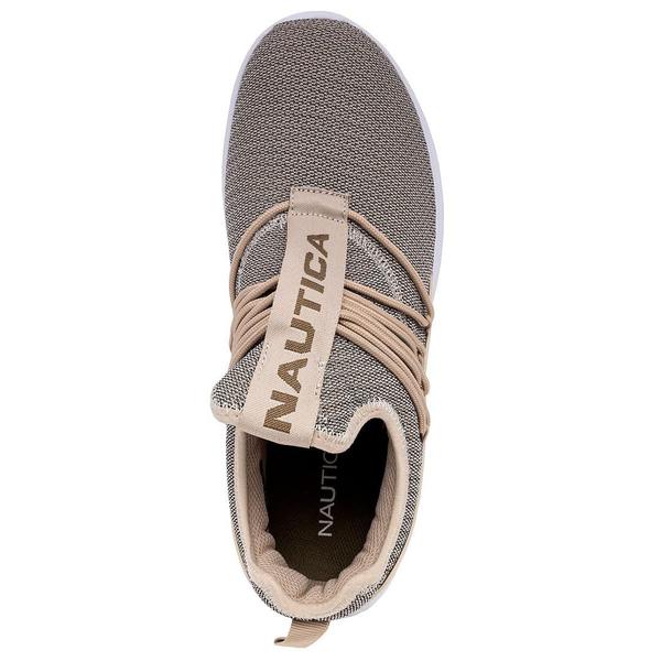 Imagem de Tênis Nautica Northview 2 Slip-On Bungee masculinos bronzeados brancos