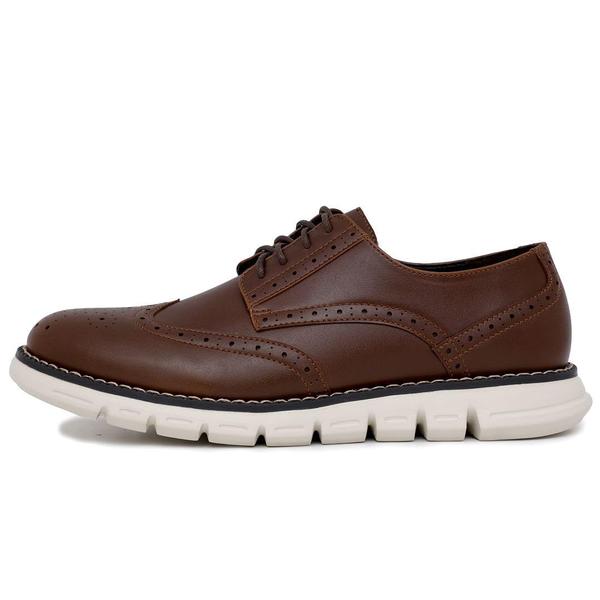 Imagem de Tênis Nautica Wingdeck Classic Oxford para homens marrom tamanho 11