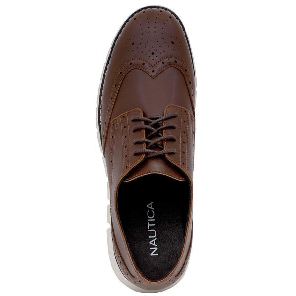 Imagem de Tênis Nautica Wingdeck Classic Oxford para homens marrom tamanho 12