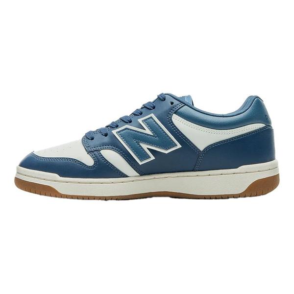 Imagem de Tênis New Balance 480 Low Marinho e Branco Masculino