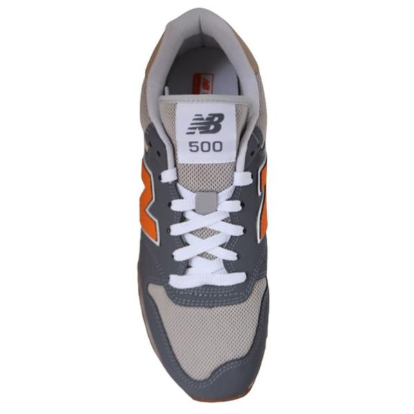 Imagem de Tenis new balance 500v2 masculino-cinza/laranja