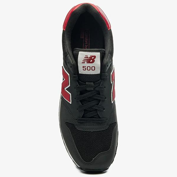 Imagem de Tênis New Balance 500V2 Masculino Preto Vermelho