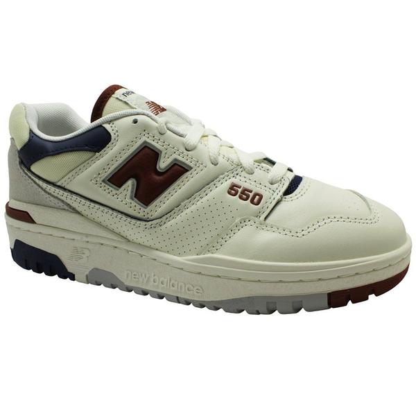 Imagem de Tênis New Balance 550 Off White/Marinho/Marrom Masculino