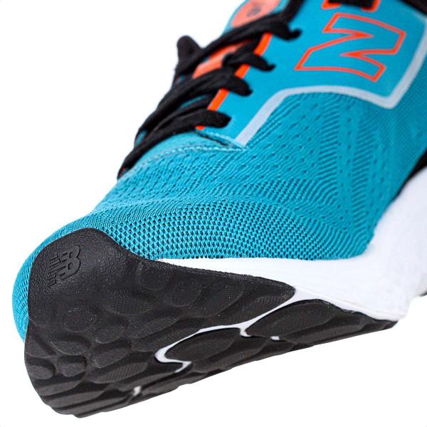 Imagem de Tênis New Balance Fresh Foam Arishiv4 Azul Preto e Laranja - Masculino