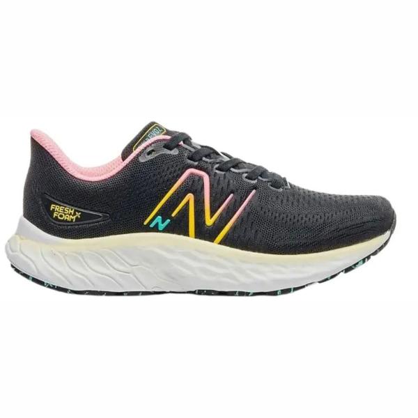 Imagem de Tênis New Balance Fresh Foam X Evoz V3 Feminino Preto Rosa