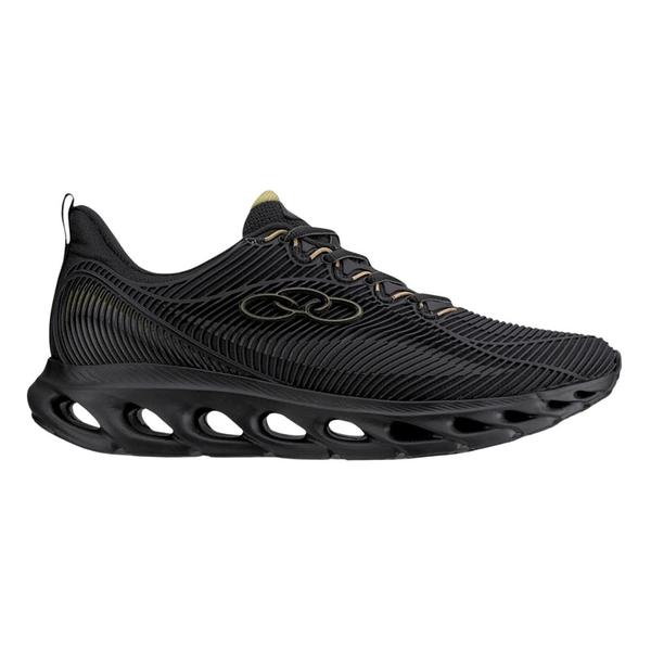 Tênis Olympikus Perfect 4 Caminhada Preto e Dourado - Masculino Imagem de Tênis Olympikus Perfect 4 Caminhada Preto e Dourado - Masculino