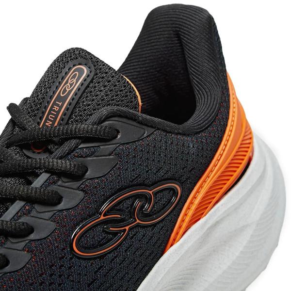 Tênis Olympikus Triunfo 3 Masculino - Preto e Laranja Imagem de Tênis Olympikus Triunfo 3 Masculino - Preto e Laranja