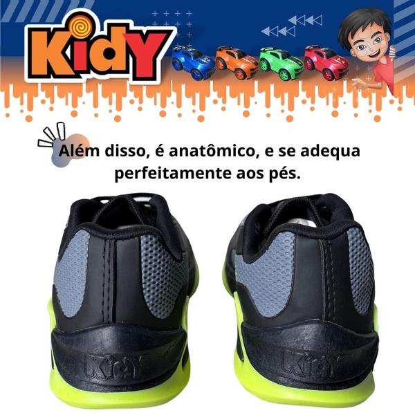 Tênis Para Menino Infantil Masculino Kidy para Criança Sem Cadarço
