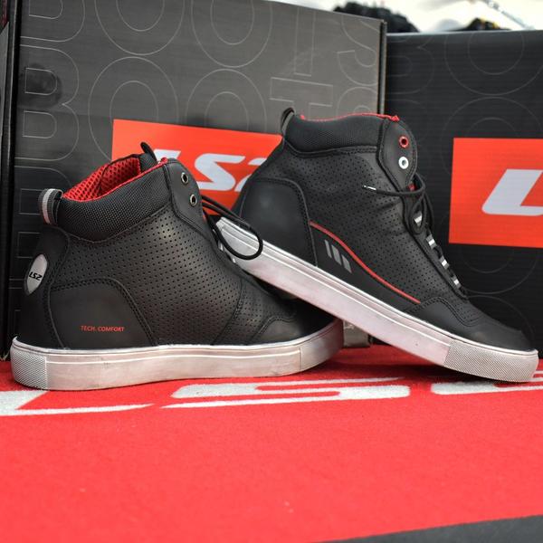 Imagem de Tenis Pilotagem Bota Ls2 Masculina Zoe Cano Curto Vermelho