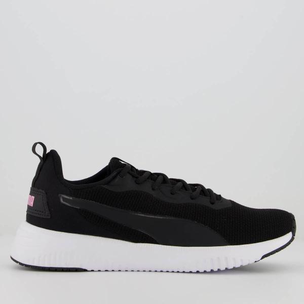 Tênis Puma Flyer Flex BDP Feminino Preto e Rosa Tênis Puma Flyer Flex BDP Feminino Preto e Rosa