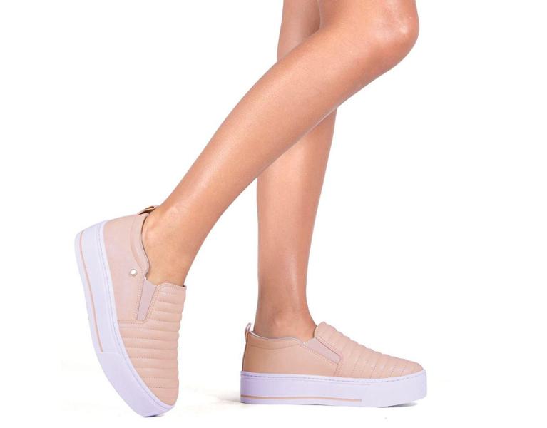 Imagem de Tenis Ramarim Slip On Flatform Feminino Pessego 2397224-1