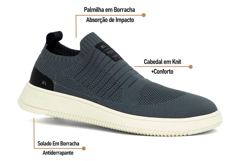 Imagem de Tênis Reserva RSV Go Viper Knit Masculino Flexível Elástico Confortável 751960018