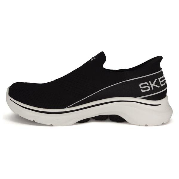 Imagem de Tênis Skechers Feminino Slip On Go Walk 7 Preto/Branco