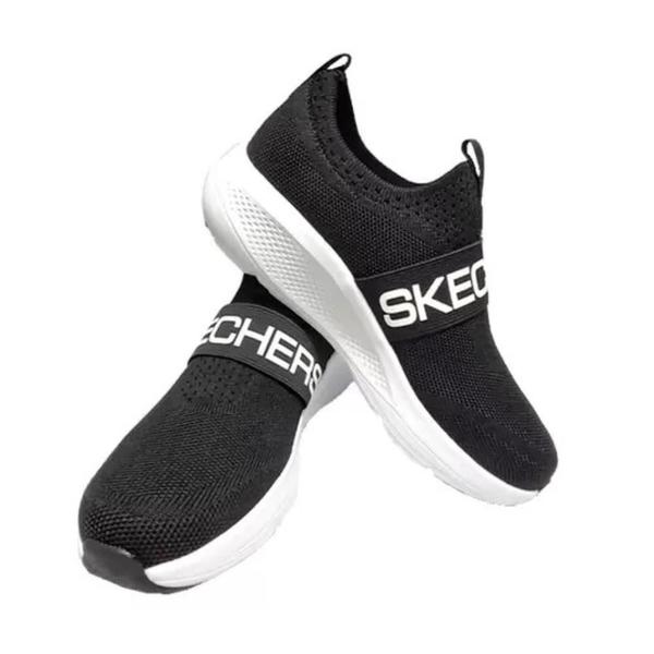 Imagem de Tenis skechers go run elevate 896250-bkw preto/branco