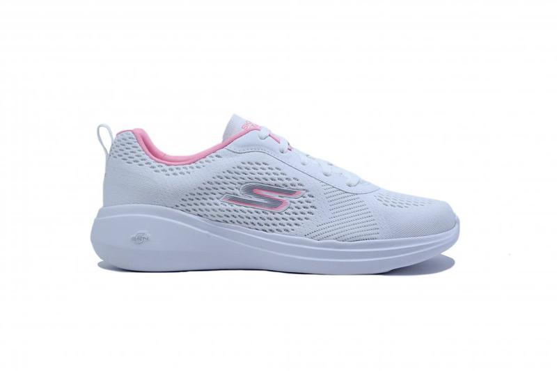 Imagem de Tenis Skechers Go Run Fast Glide - feminino - branco+rosa