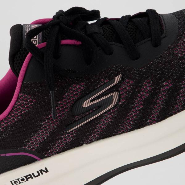 Imagem de Tênis Skechers Go Run Pulse 2.0 Feminino Preto e Rosa