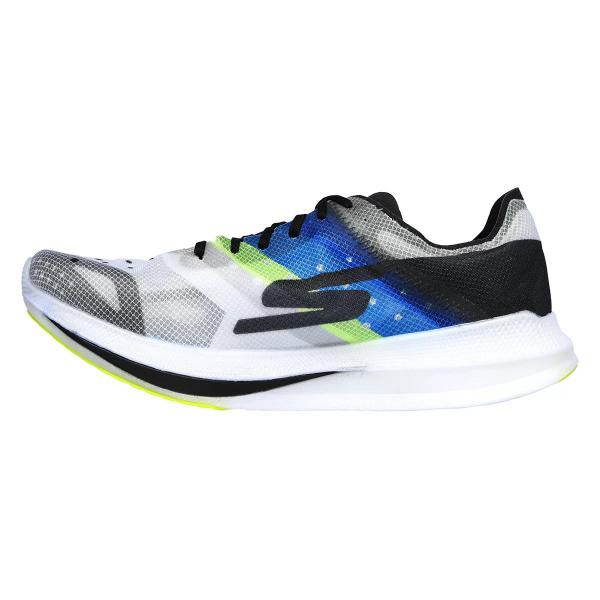 Imagem de Tênis Skechers Go Run Speed Elite Hyper Masc - Preto, Branco e Azul