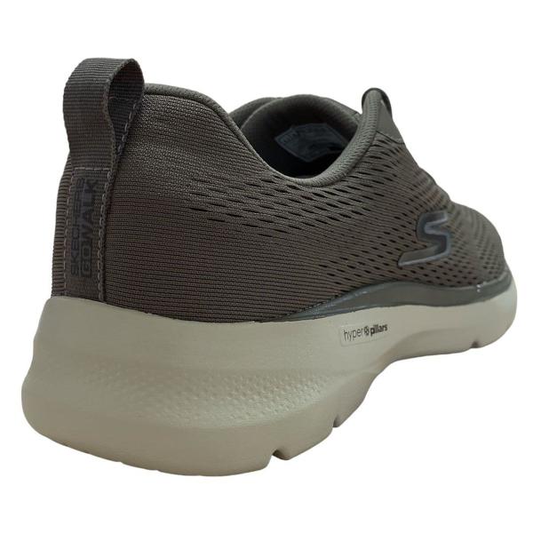 Imagem de Tênis Skechers Go Walk 6 Avalo Masculino Castanho