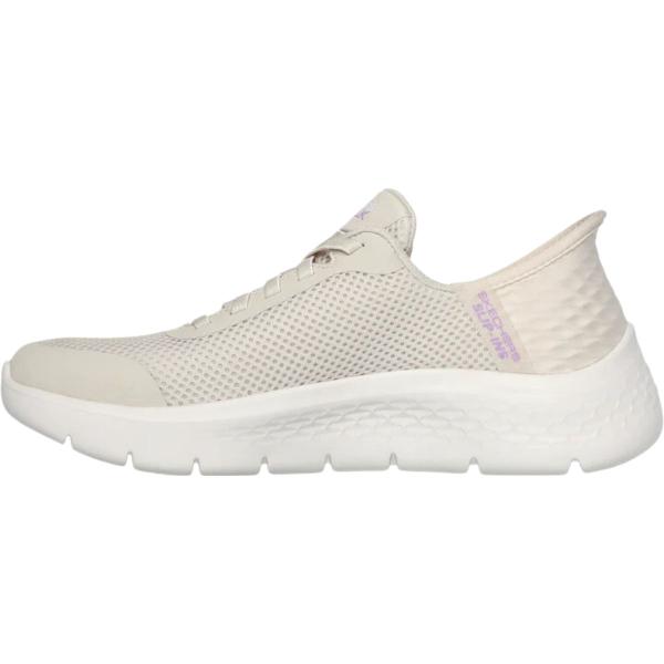 Imagem de Tênis Slip Ins Go Walk Grand Entry Flex Pillars Memory Foam 124836 Skechers Creme