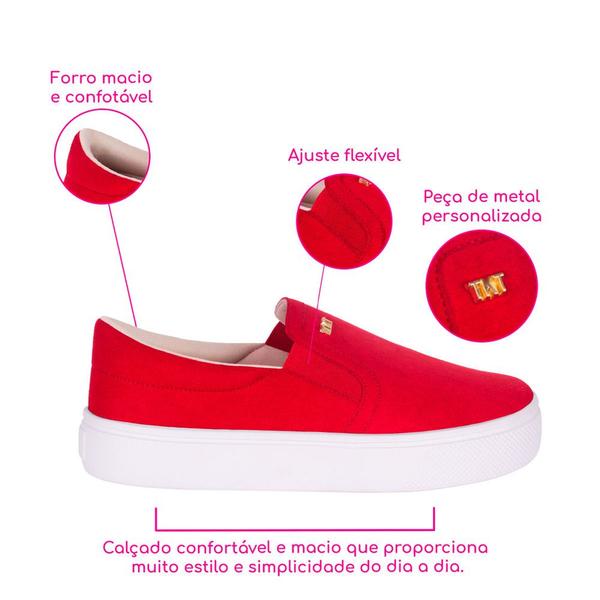 Imagem de Tenis Slip On Feminino Casual A104