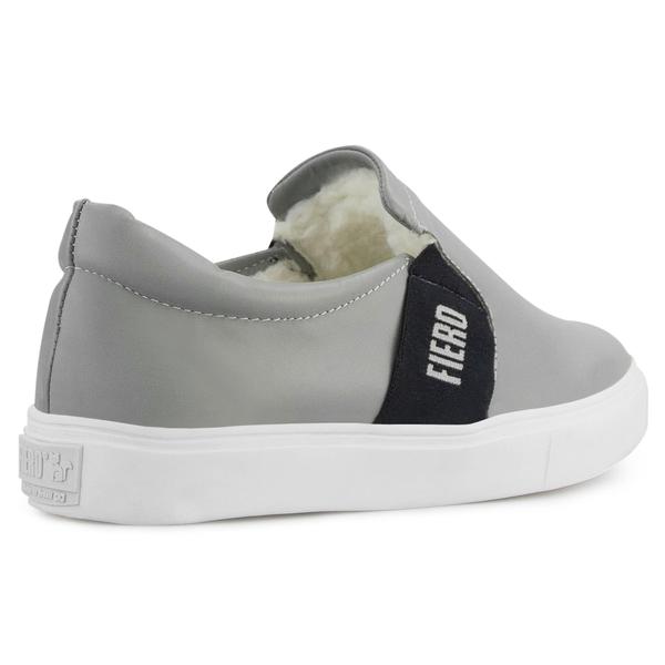 Imagem de Tênis Slip On feminino The Box Stripe forrado em lã sintética Ref.:22916