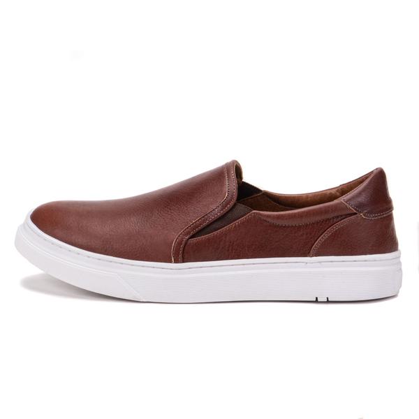 Imagem de Tênis Slip on Masculino 100% Couro Legítimo